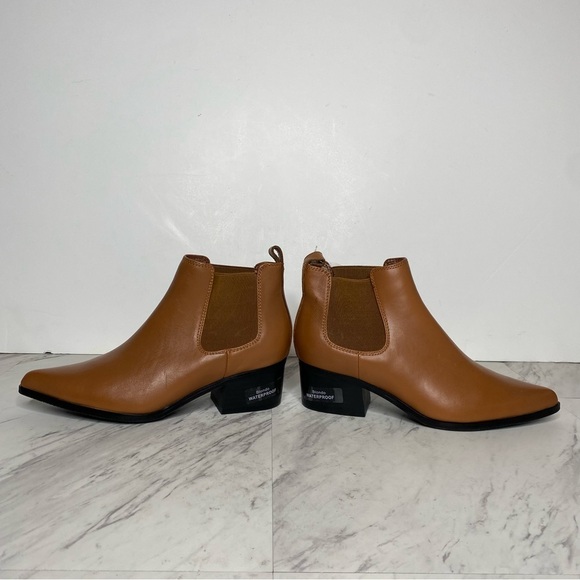 New! Blondo Emelia Chelsea Brown Leather Bootie 6.5 - Picture 7 of 14